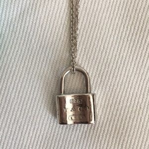 Tiffany Lock Necklace Sterling Silver